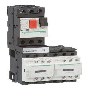 Реверсивный пускатель Schneider Electric TeSys GV2DM 25А, 11кВт 400/24В (ШНАЙДЕР) Реверсивный пускатель Schneider Electric TeSys GV2DM 25А, 11кВт 400/24В (ШНАЙДЕР)