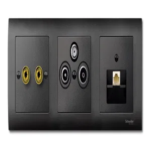 Schneider Electric Merten System M MTN297514, розетка TV/радио, антрацит (ШНАЙДЕР) Schneider Electric Merten System M MTN297514, розетка TV/радио, антрацит (ШНАЙДЕР)